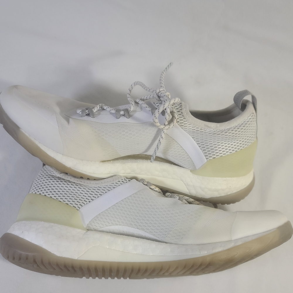 Adidas by Stella McCartney Women's Pureboost X TR 3.0 White Gray Shoes Size 8.5 - Picture 7 of 10